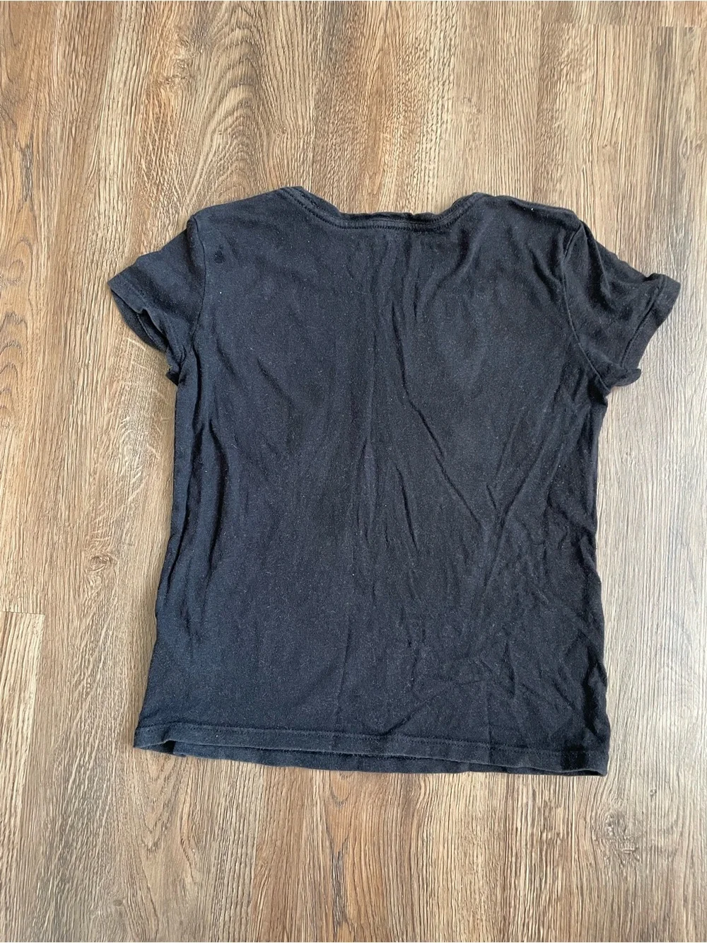 Black Old Navy cotton t-shirt with graphic of a llama Girls Size S 6/7